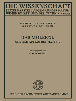 cover image of Das Molekül und der Aufbau der Materie
